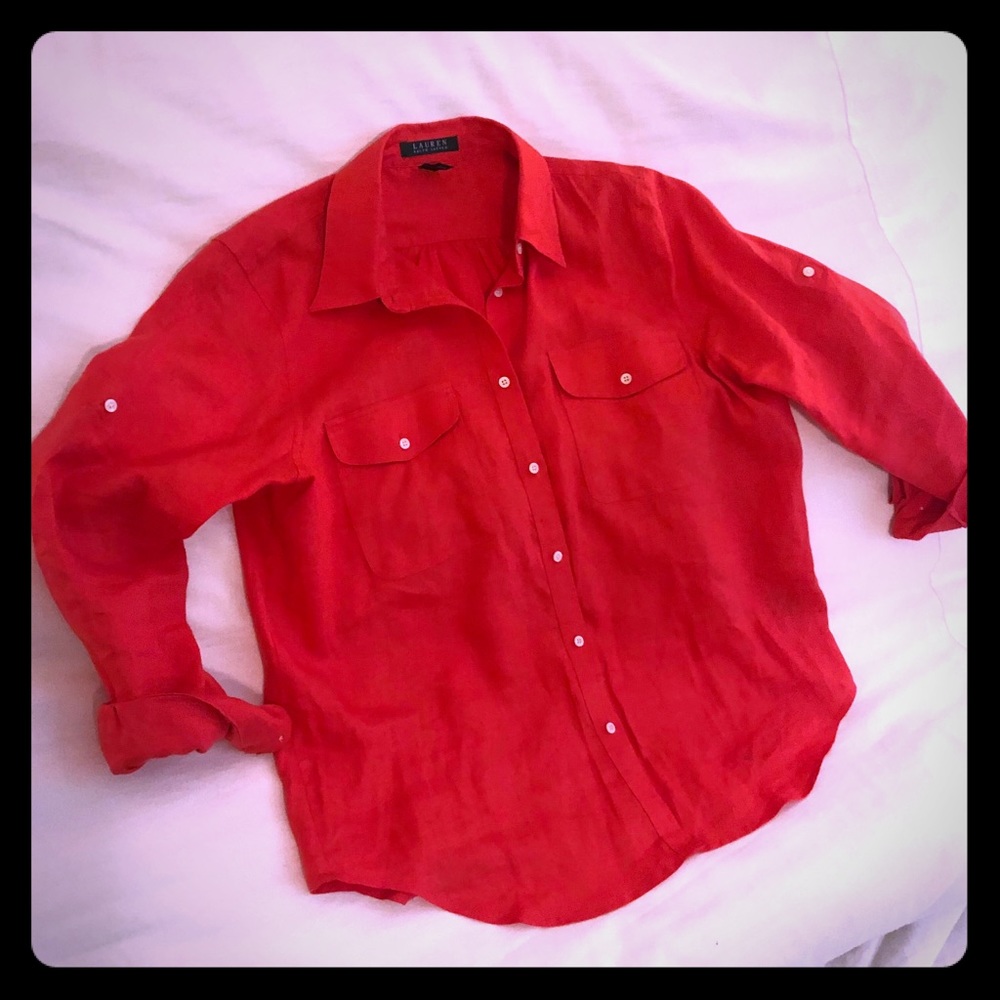 Ralph Lauren Linen Top